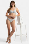 Jockey Padded Non Wired Medium Coverage T-Shirt Bra - Steel Grey Melange — thumbnail 11